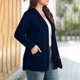thumbnail image 4 of UQJfacai Lightweight Tunic Cardigan For Women Long Sleeve Open Front Cardigans Fall Elegant Outwear, 4 of 6