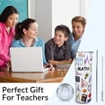 thumbnail image 5 of Math Gift Math Teacher Mug Math Tumbler Cup Math Teacher Gift for Women Men 20 Oz Stainless Steel Insulated Water Bottle With Lid and Straw, 5 of 6