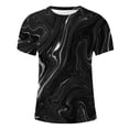 thumbnail image 5 of Styesk T-Shirts pour Hommes Mode Hommes Confortables Imprimés Manches Courtes Col Rond Blouses Chemises, 5 of 5