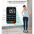 thumbnail image 4 of ABLEGRID Digital Weight Scales, Smart Scale for Body Weight and Fat, Large Display, 16 Body Composition Metrics BMI Weight Scale with APP, 400lb, Rechargeable, 4 of 8