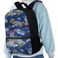 thumbnail image 3 of Uorisanigo Blue Camo Digger School Backpack for Girls Boys 10-12, Large Capacity School Bag for Kids, Casual Daypack Elementary Kindergarten Preschool Schoolbags with added Straps, 3 of 6