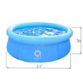 thumbnail image 3 of JLeisure 5.5 Ft Prompt Set Inflatable Backyard Swimming Pool (2 Pack), 3 of 6