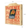 thumbnail image 2 of Phoenix Suns City Dart Board Cabinet Set with 6 Steel Tip Darts, 2 of 6