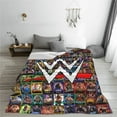 thumbnail image 2 of Wwe Fleece Blanket Super Soft Cozy Throw Blanket 40"X30", Lightweight Fuzzy Comfy Flannel Blanket Warm Plush Throw Blankets For Couch, Sofa, Bed, 2 of 8