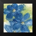 thumbnail image 2 of Paschke, Chris 12x12 Black Modern Framed Museum Art Print Titled - Starlight Clematis I, 2 of 5