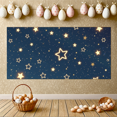 thumbnail image 4 of Dark Blue Background with Shining Golden Stars Banner Party Decorations Backdrop for Birthday Celebrations Photography Props and Event Decor Happy Party Decorative Supplies, 4 of 7