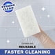 thumbnail image 2 of Handled Bath Scrubber, Bathroom Scouring Pad, Heavy Duty Cleaning Sponge Scrub, 2 of 5