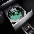 thumbnail image 3 of FMSHPON Marble Texture Green Ink Set of 2 Car Coaster for Drinks, Absorbent Ceramic Stone Coasters Cup Mat with Cork Base for Home Kitchen Room Coffee Table Bar Decor, 3 of 5