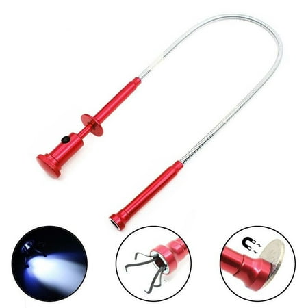 

Grabber Tool Grab Reach Tool 360 degree flexible gripper tool Four-claw magnetic pick-up tool with LED light