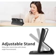 thumbnail image 5 of Wallet Case for iPhone 16 Pro Max Case Women Leather Flip with Wrist Strap Magnetic with Card Holder Adjustable Stand Protective Case for iPhone 16 Pro Max 6.9 inch Life Tree Black, 5 of 14