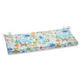 thumbnail image 1 of Pillow Perfect Outdoor/ Indoor Seapoint Blue Summer Bench Cushion, 1 of 2