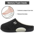 thumbnail image 3 of Ravelier Men's Fleece Lined Memory Foam Clog Slipper, 3 of 6