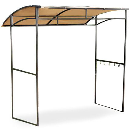Curved Grill Shelter Gazebo Top, Garden Winds Grill Gazebo Replacement Canopy