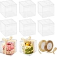 thumbnail image 1 of de Regalo de Plástico 50 Piezas: Paquete Cajas de Plástico para Embalar Dulces Caramelos Macarrones, Cajas Transparentes de Regalo para Fiestas,Bodas, Baby Shower, Navidad 10*10*10, 1 of 7
