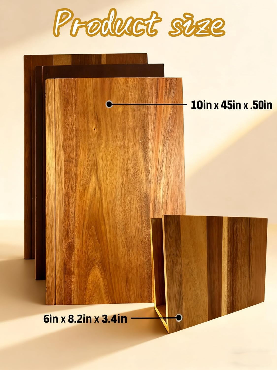 Book Cutting Board Set, Cutting Boards That Look like Books, Solid Walnut Cutting Board Book Set with Stand, Book Shaped Cutting Board Disguise Your Cutting Boards as Vintage Books (1Set)