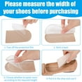 thumbnail image 4 of Bocaoying 2 Pairs Adjustable Heel Lift Insoles, 3 Layers Orthopedic Height Increase Inserts Shoe Lift for Leg Length Discrepancies, Heel Pain, Achilles tendonitis, 4 of 8