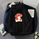 thumbnail image 2 of Sudadera con capucha Hanzidakd para mujer, bonita sudadera con capucha de hongo kawaii para adolescentes, ropa para niñas, sudadera con capucha, camisetas, negro, L, 2 of 5
