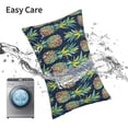 thumbnail image 6 of Cauagu Colorful Pineapples Print Pillow Covers with Envelope Closure,1PC Pillow Cases Decorative Pillow Case for Bed & Couch, Pillows Not Included-20"x30", 6 of 6