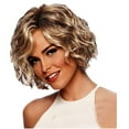 thumbnail image 2 of Women Short Wavy Curly Parting High Temperature Fiber Wig Hair for Stylish, 2 of 8