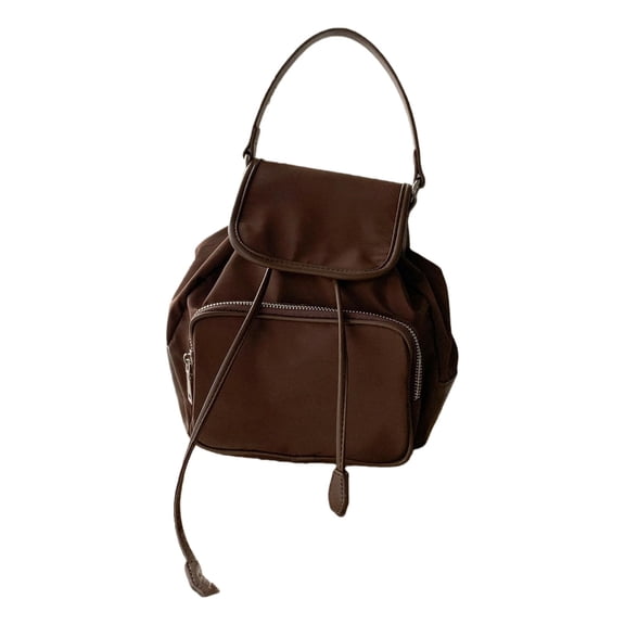7829 Women's Commute Flap Backpacks with Hide Pocket Lightweight Daypack for Travel Comfortable Work Bag