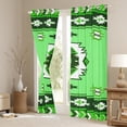 thumbnail image 3 of Manfei Southwestern Aztec Geometric Curtains Pack of 2 (42x84 Each),Rustic Western bohemian Curtains Blackout,Green White Bedroom Curtains For Adult,Microfiber Bedroom Decor, 3 of 6