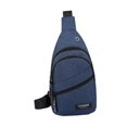 thumbnail image 3 of STARTIST Men's Bag Fanny Pack Small Fashionable Portable Lightweight Chest Pack Blue, 3 of 9