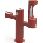 Elkay Lk4430bf1l Ezh20 14" Floor Mounted Outdoor Bi-Level Bottle Filler Combo Station -