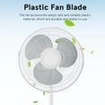 thumbnail image 5 of Plastic Fan Blade Replacement Part 3-Leaves Standing Pedestal Fan Table Fan Blade Fan Parts, 5 of 5