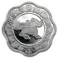 thumbnail image 2 of 2006 China 1 oz Silver Flower Year of the Dog (w/COA), 2 of 2