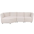 thumbnail image 6 of Miekor Furniture Ustyle Stylish Sofa Set with Polyester Upholstery with Adjustable Back with Free Combination for Living Room 303AAA, 6 of 9