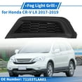 thumbnail image 2 of Front Right Fog Light Grill No.71103TLAA01 Front Lower Bumper Fog Light Cover Inserts for Honda CR-V LX 2017-2019 Black ABS 1 Pc, 2 of 6