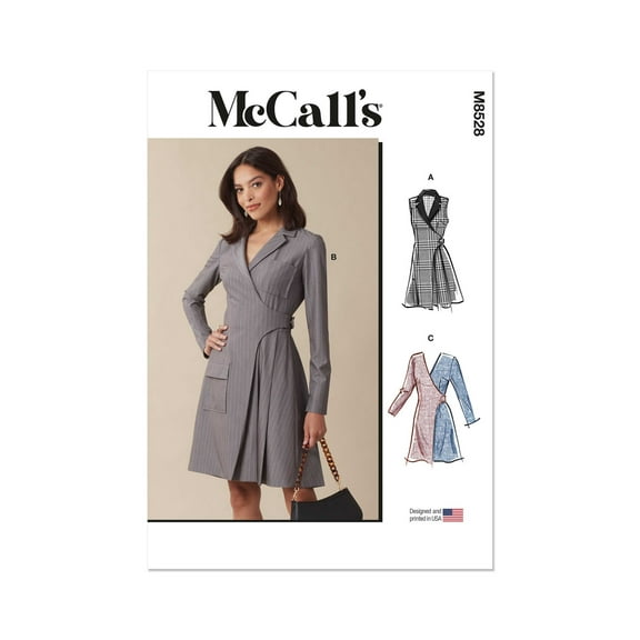 McCall's Sewing Pattern 8528 - Misses' Blazer Dresses, Size: K5 (8-10-12-14-16)