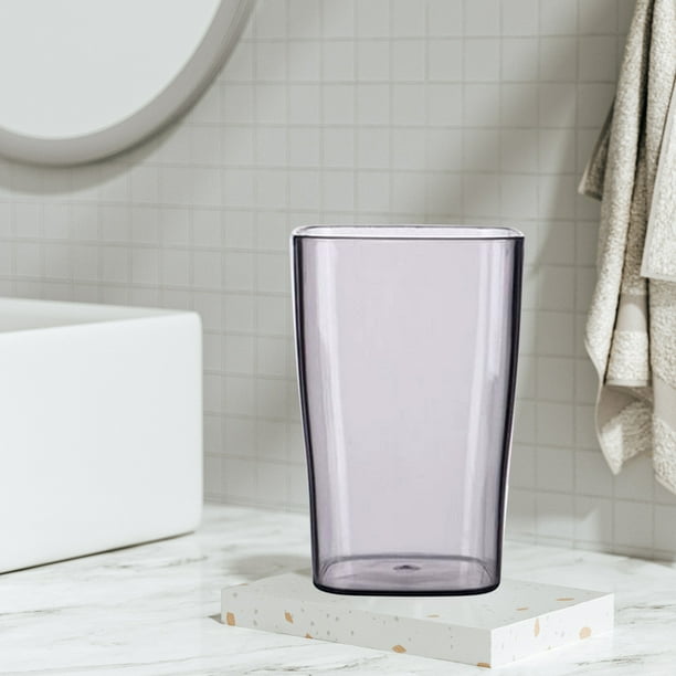 Fiudx Vaso para Enjuague Bucal Práctico, con Mango Antideslizante, de Acero Inoxidable, Ideal para Viajes En Casa, Elegante y para Disfrutar Del Cuidado Bucal Diario.