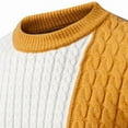 thumbnail image 5 of Yhkghxis Men'S Lightweight Color Block Knit Sweater Coat Casual Pullover for Modern Everyday Cool Weather Wear, 5 of 6