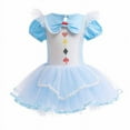 thumbnail image 1 of Falda de baile de ballet para niñas, ropa de práctica de verano, ropa de actuación de una pieza para niñas, falda de princesa mejorada, 1 of 6