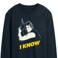 thumbnail image 3 of Star Wars - Valentine Han Solo I Know - Men's Long Sleeve Graphic T-Shirt, 3 of 5