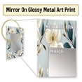 thumbnail image 3 of Designart "Whispering Subtlety II" Floral Wall Mirror, Printed Beige Wall Mirror, Traditional Bathroom Wall Mirror, Decorative Floral Mirror - 30x40 Inch, 3 of 5