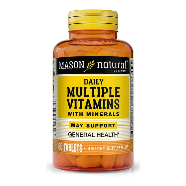 Mason Natural Daily Multiple Vitamins with Minerals 24 Essential