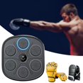 thumbnail image 2 of Máquina de boxeo shamjiam Con música Objetivo de pared con luz Entrenador de boxeo inteligente Amarillo, 2 of 9