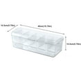 awaswae Bar Serving Tray On Ice With 5 Compartments， Fruit Trays For