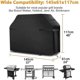 thumbnail image 2 of Bbq Covers Waterproof Bbq Cover Windproof, Tearproof Bbq Cover With Straps And Storage Bag (145x61x117cm), 2 of 4
