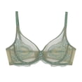 thumbnail image 2 of Asxite Women Solid Thin Underwire Lift Support Breathable Everyday Bra Mint Green M, 2 of 3