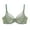 Mint Green, variant on Women's Balconette Bra Lace Push Up Bras Wireless See Through no Underwire