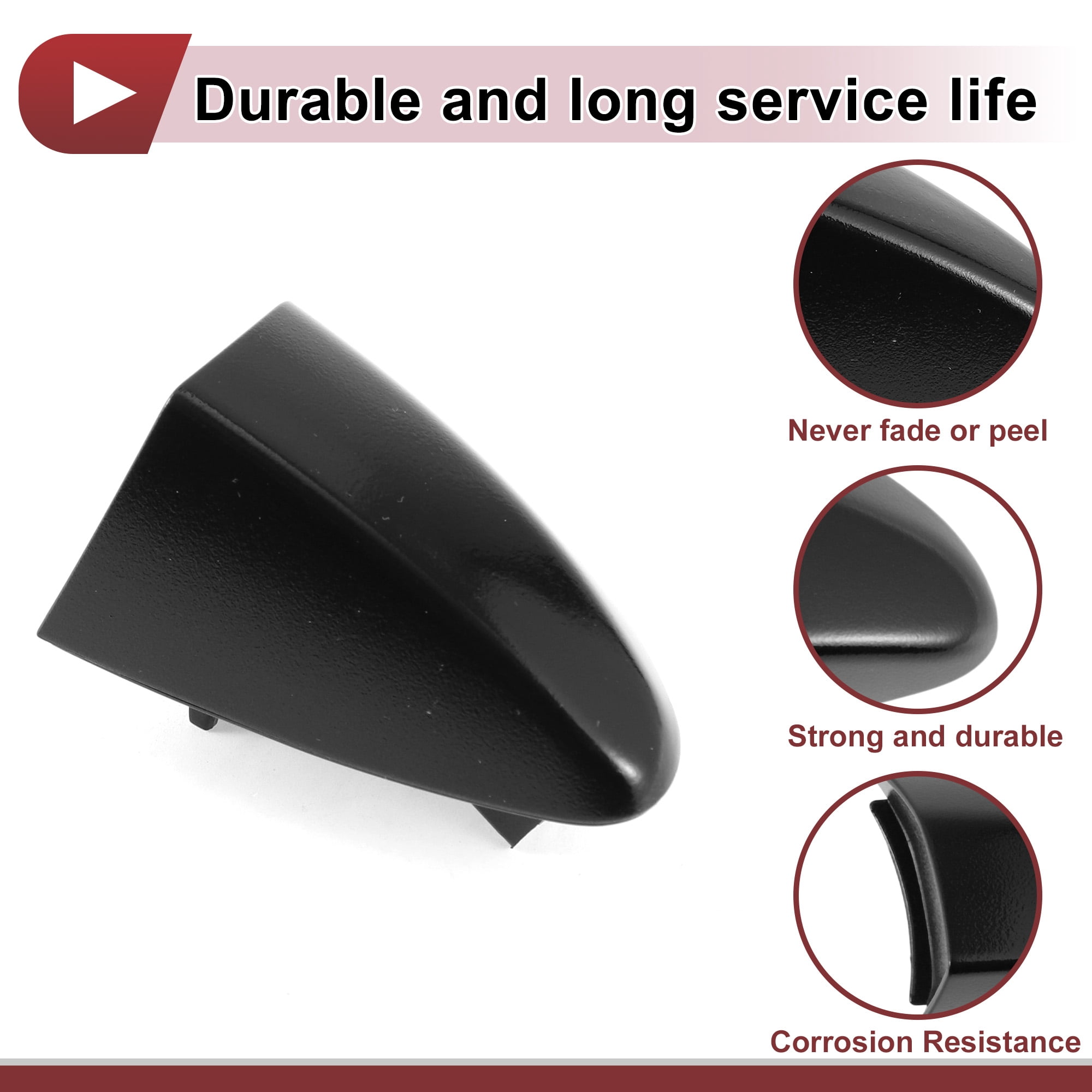 Unique Bargains Exterior Door Handle Cover for Hyundai Veloster 2012-2016