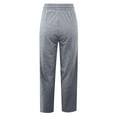 thumbnail image 6 of Works Women'S Jogger Pants Solid Color Pockets Loose High Waist Casual Sweatpants, 6 of 6
