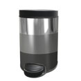 thumbnail image 1 of NU Steel STP-TR01 5 Liter Stainless Steel Step Garbage Trash Can with Lid, 3 Tone, 1 of 1