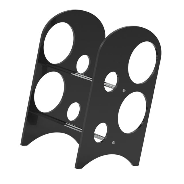 Estante de acrílico para vino, expositor de vino tinto, decorativo para encimera, moderno soporte para vino, estante para vino para el hogar y