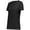 Black, variant on Augusta Sportswear B25634354 Women Super Soft-Spun Poly V-Neck T-Shirt, Athletic Grey - Medium