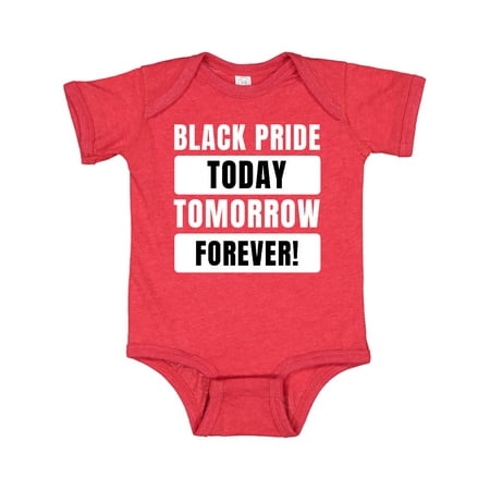 

Inktastic Black History Month Black Pride Today Tomorrow Forever Gift Baby Boy or Baby Girl Bodysuit