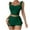Army Green, variant on Sleepwear Sets for Women 2 Piece Comfy Cami Sleepwear Blouses and Comfort Shorts Night Clothes Set Comfortable Ruffles Ribbed Solid 2024 Funny Pjs